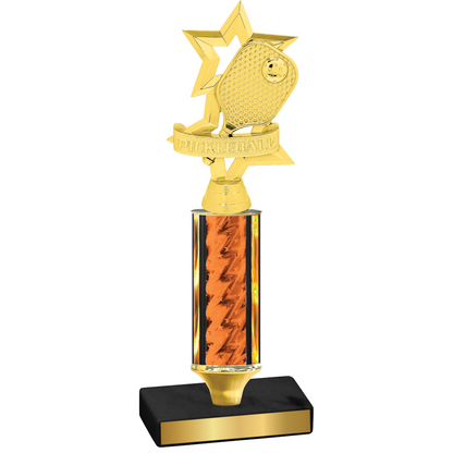 Value Orange Glacier Pickleball Trophy