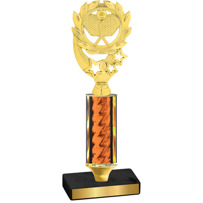 Value Orange Glacier Pickleball Trophy