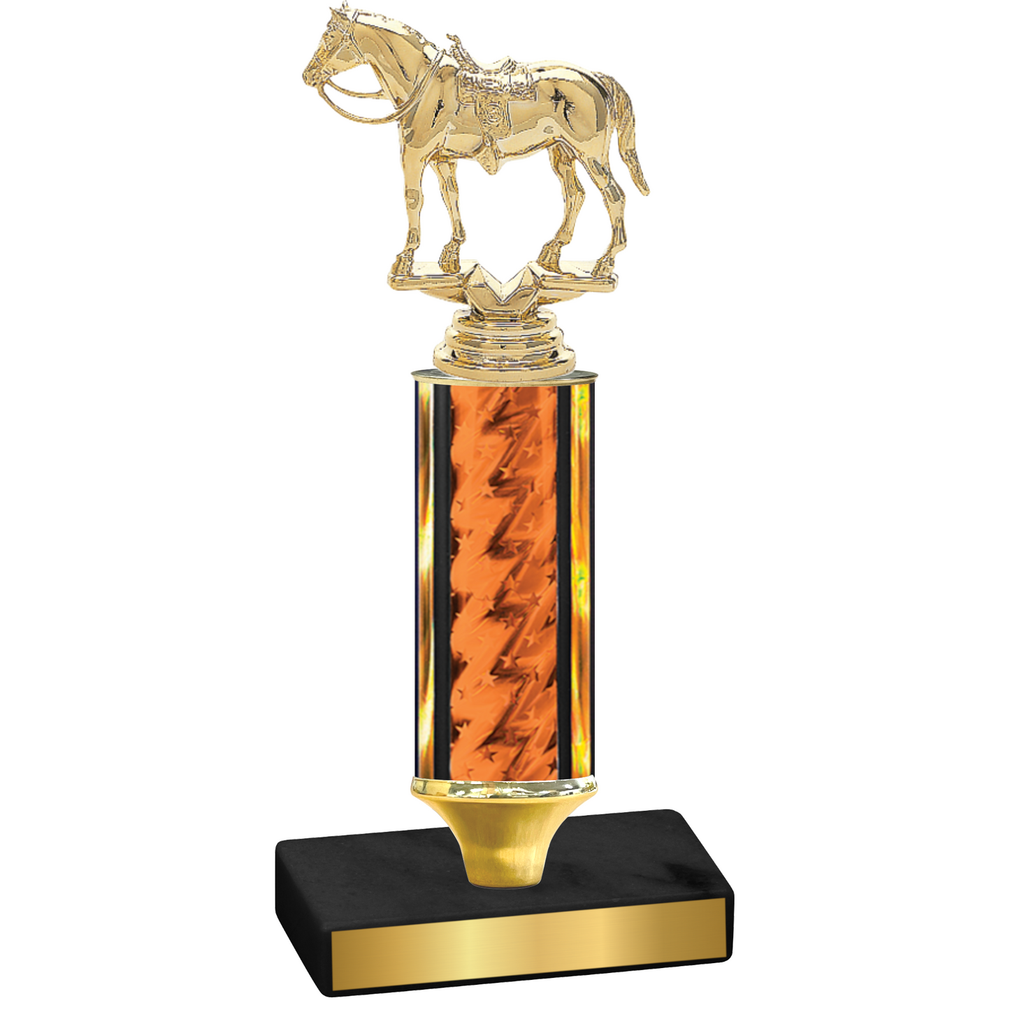 Value Orange Glacier Horses Trophy