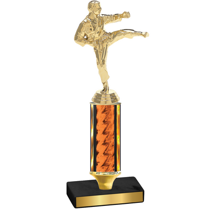 Value Orange Glacier Karate Trophy