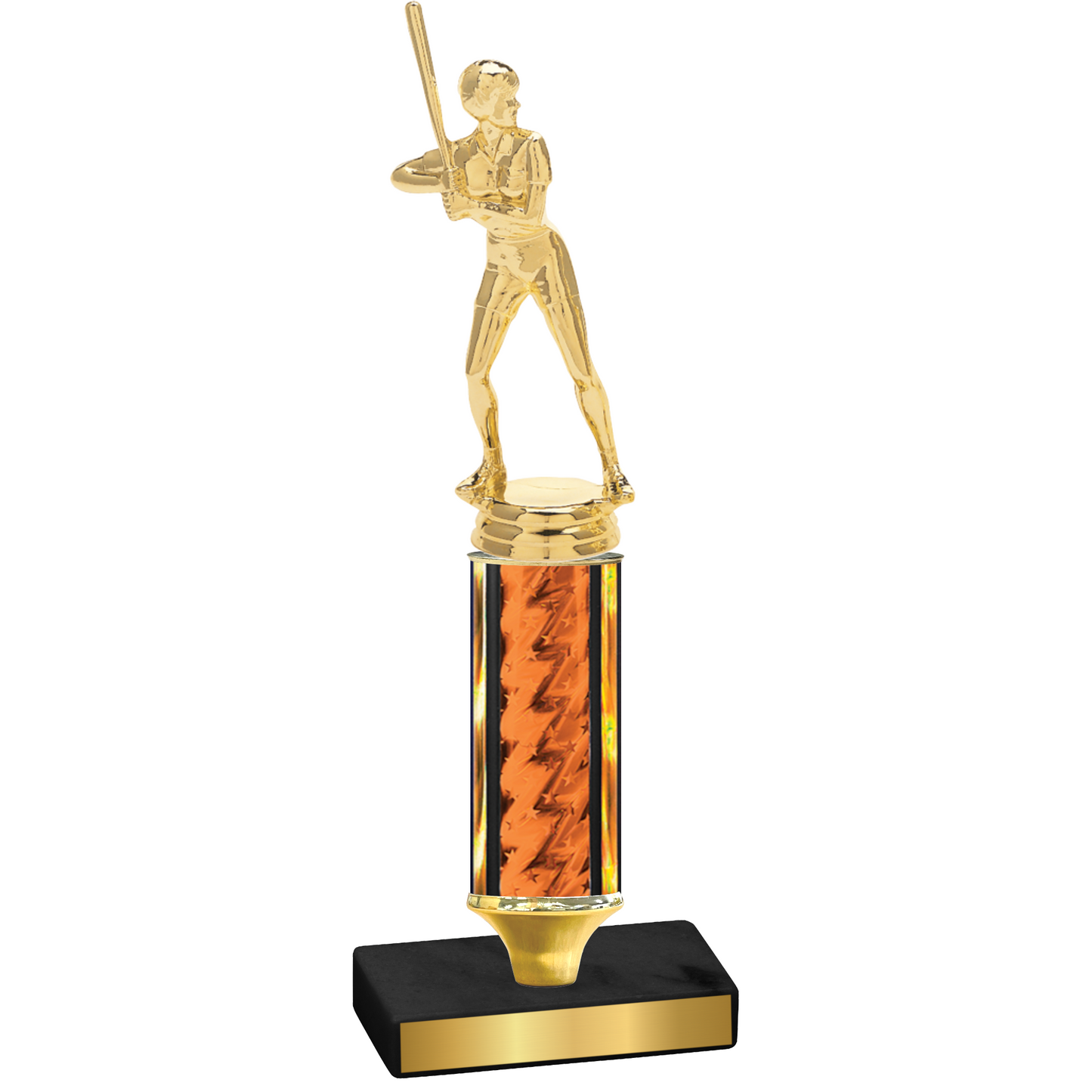 Value Orange Glacier Softball Trophy