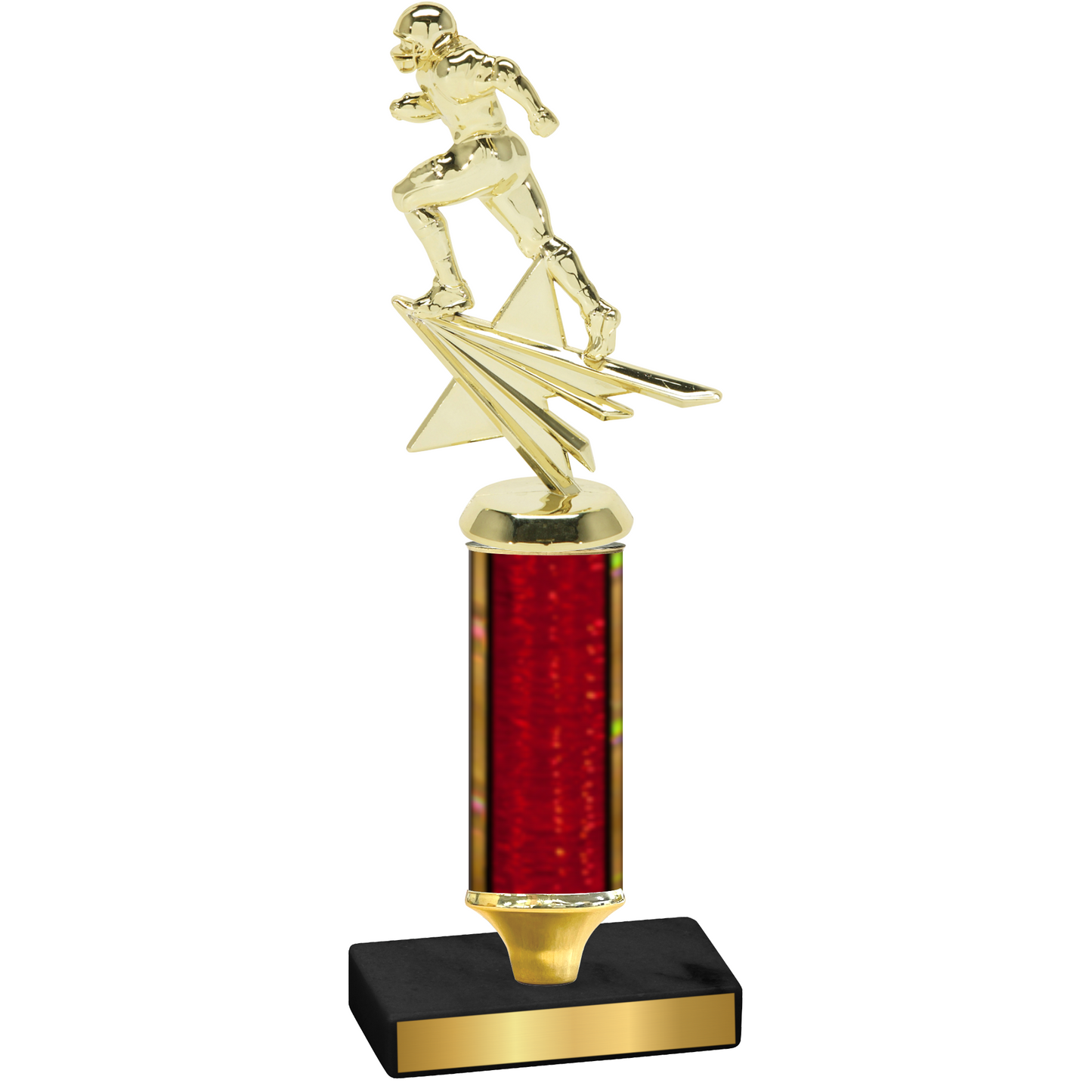 Value Red Glacier Football Trophy