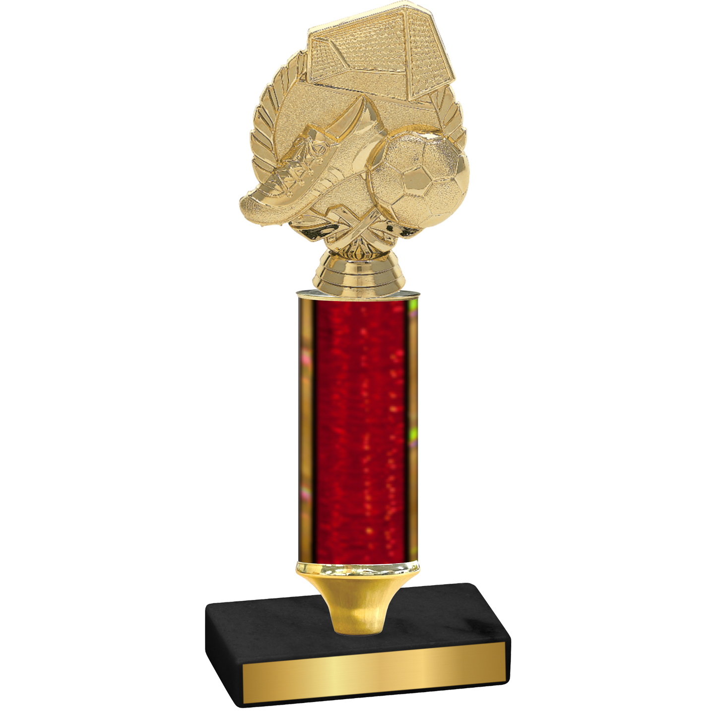 Value Red Glacier Soccer Trophy