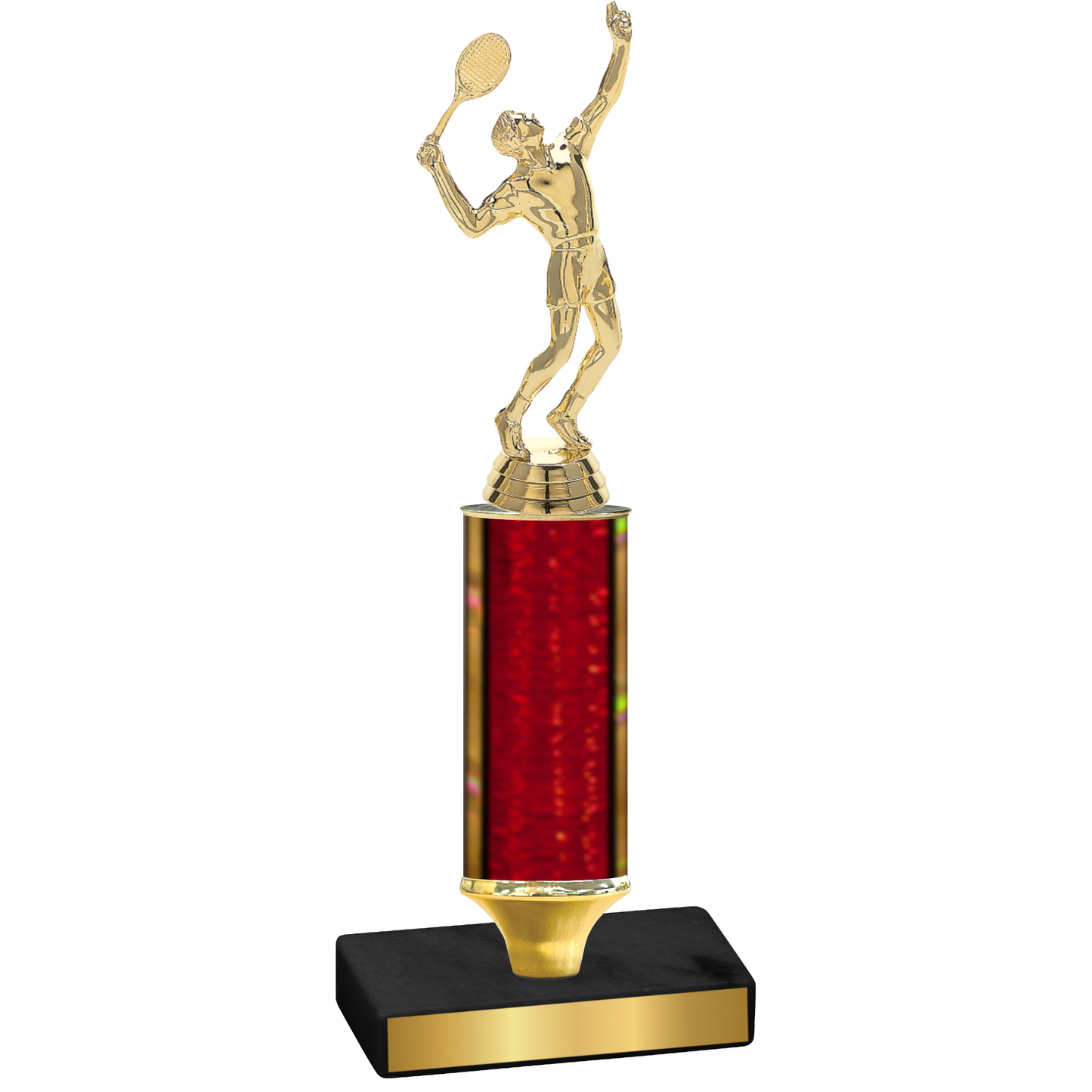 Value Red Glacier Tennis Trophy