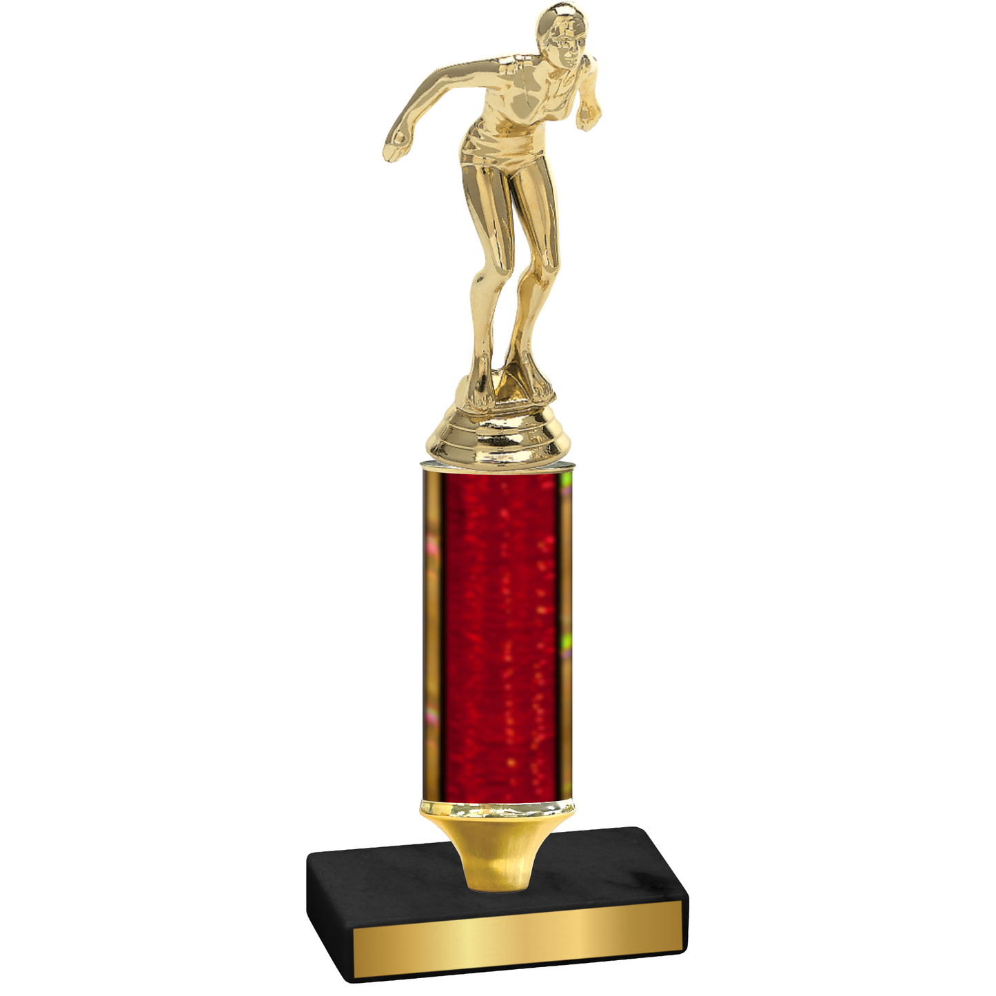 Value Red Glacier Tennis Trophy