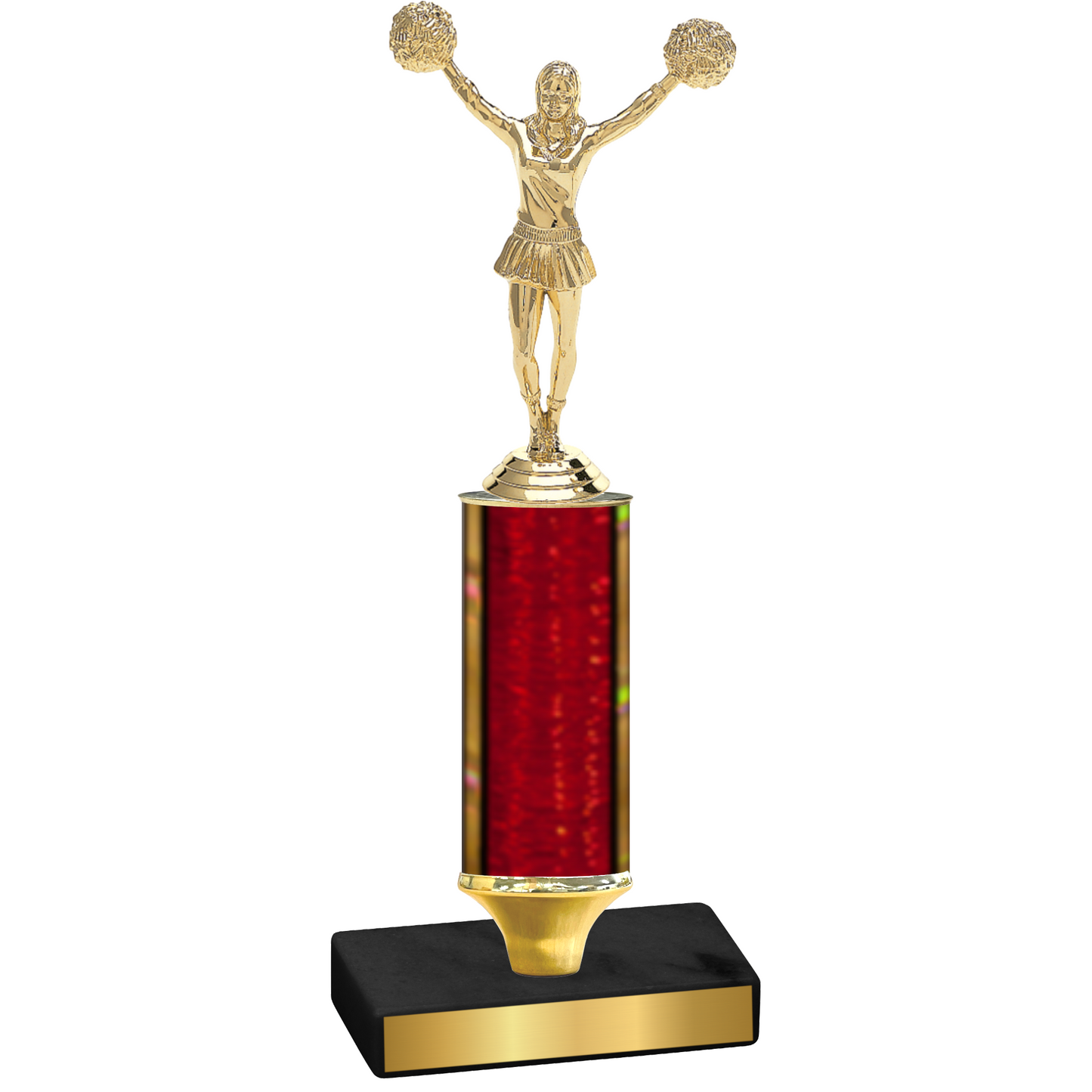 Value Red Glacier Cheerleading Trophy