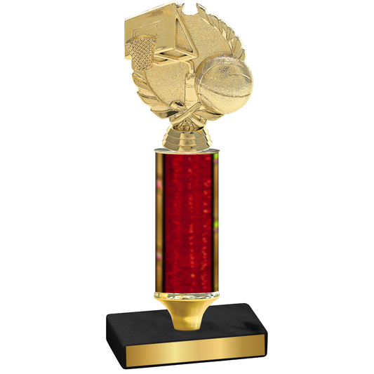 Value Red Glacier Basketball Trophy