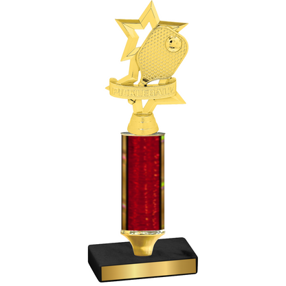 Value Red Glacier Pickleball Trophy