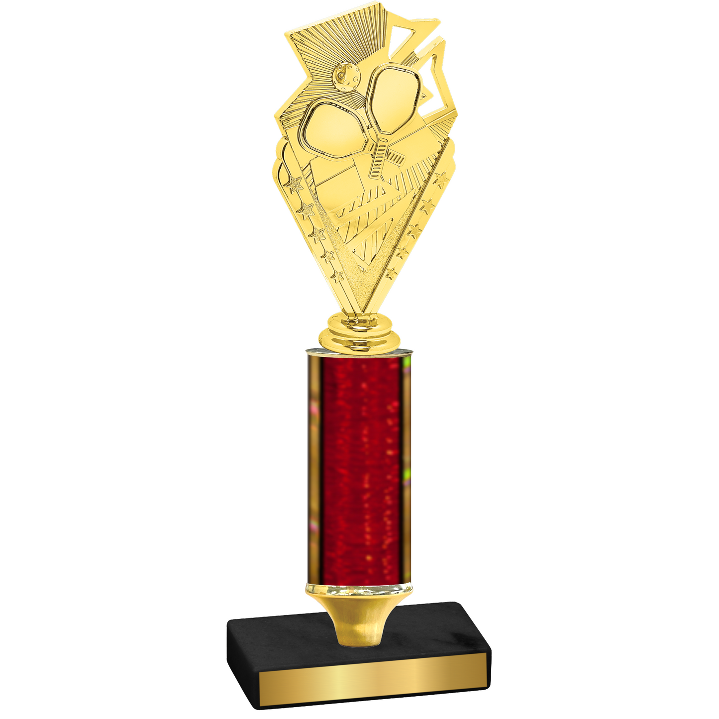 Value Red Glacier Pickleball Trophy