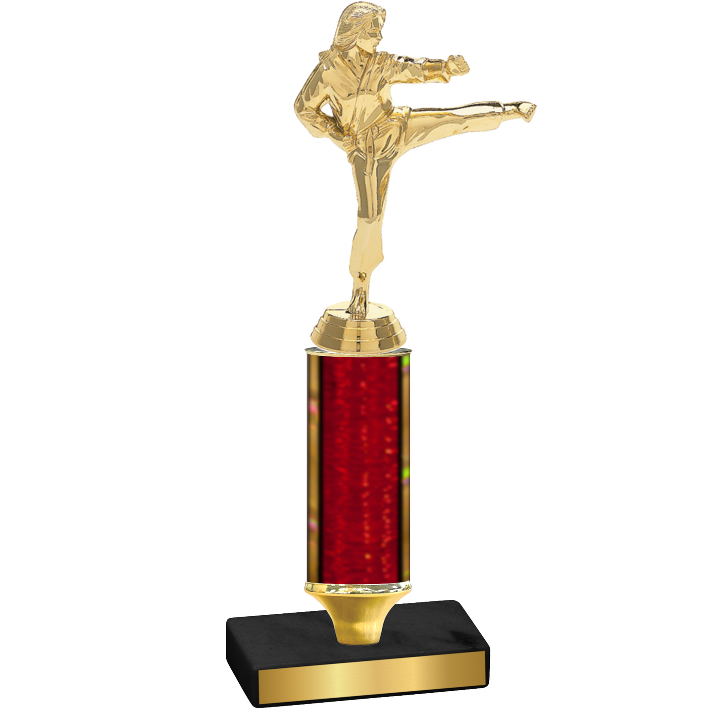 Value Red Glacier Karate Trophy