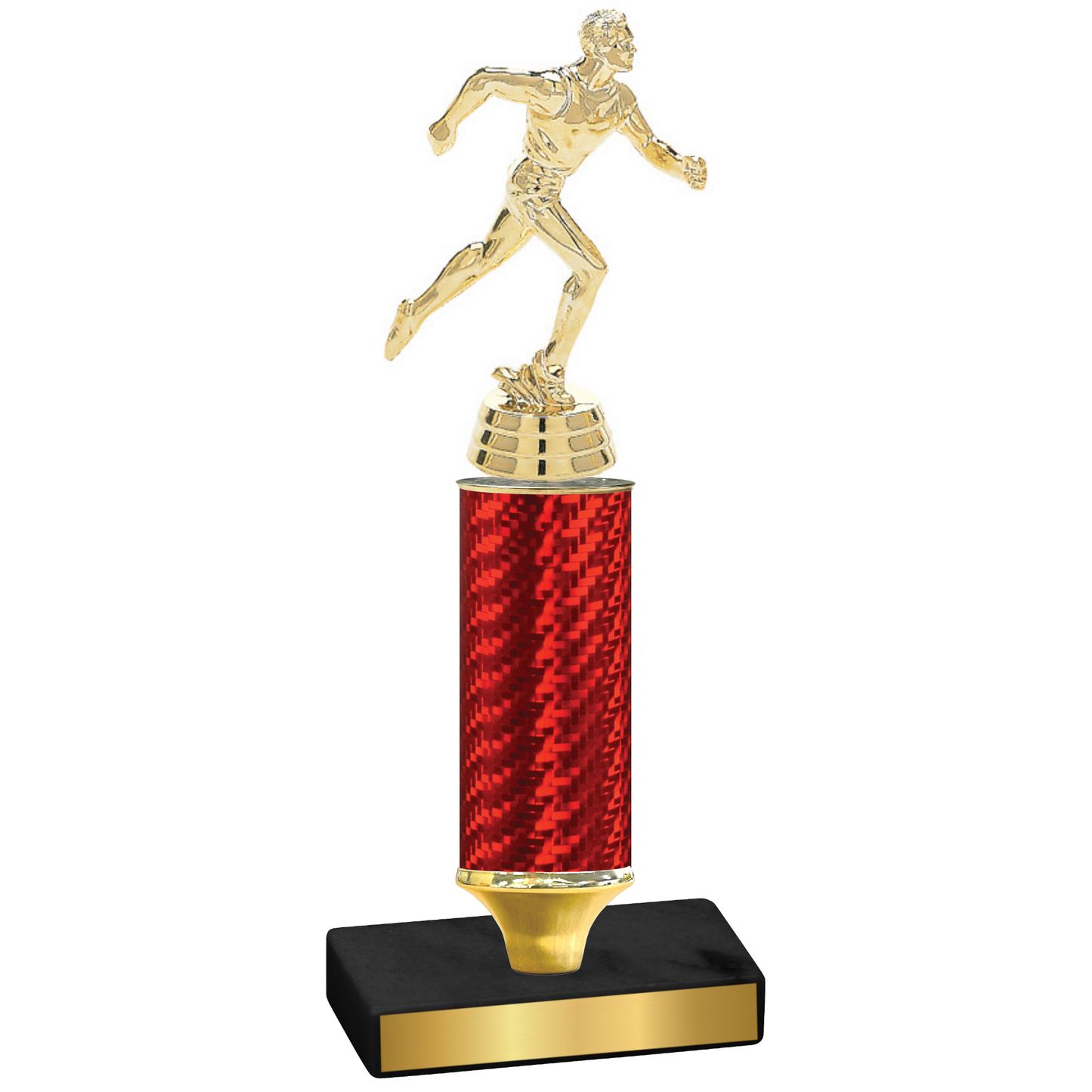 Value Red Carbon Fiber Running Trophy