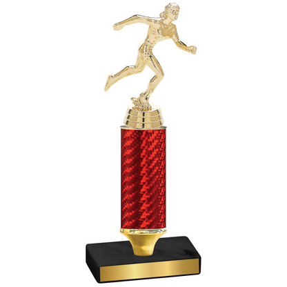 Value Red Carbon Fiber Running Trophy