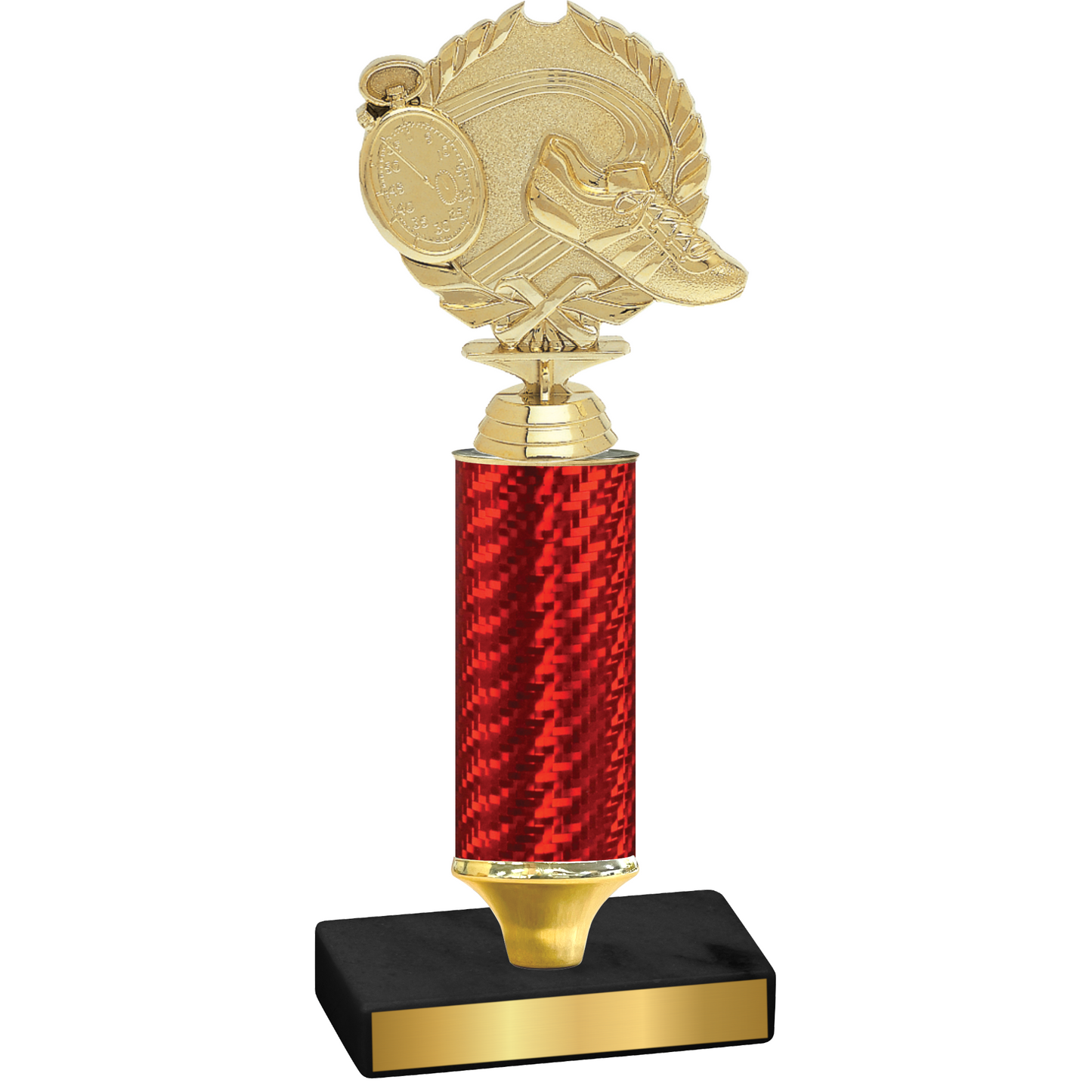 Value Red Carbon Fiber Running Trophy