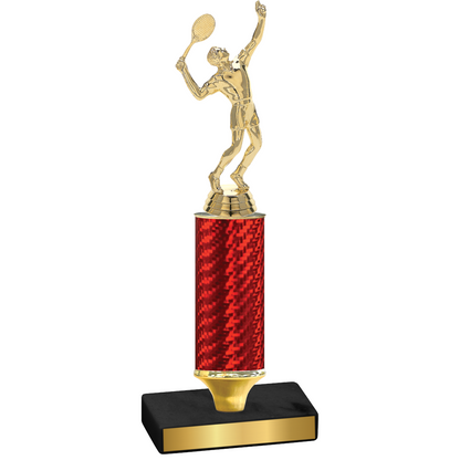 Value Red Carbon Fiber Tennis Trophy