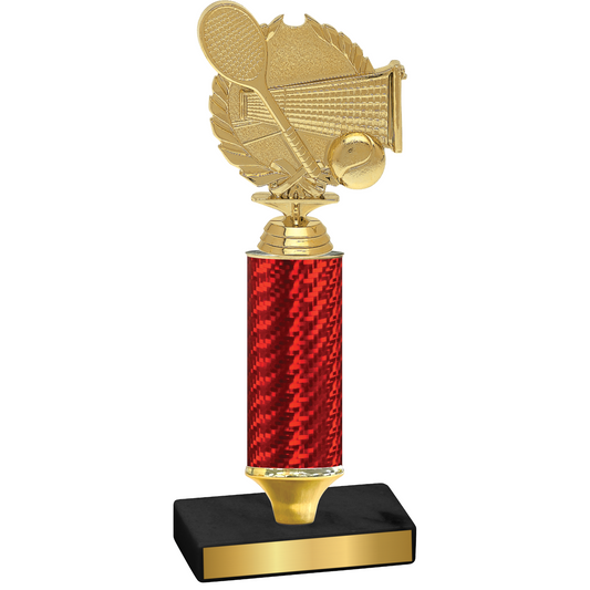 Value Red Carbon Fiber Tennis Trophy