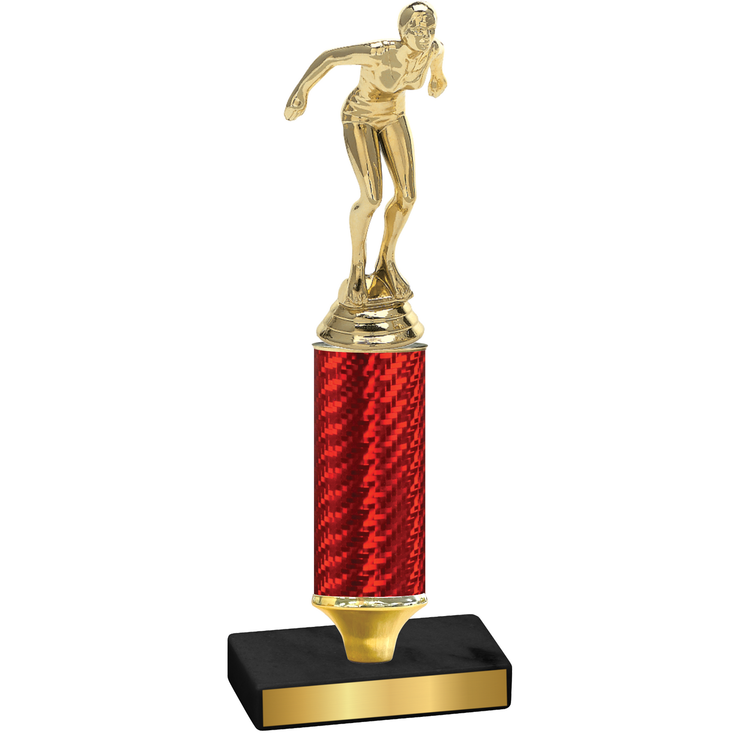 Value Red Carbon Fiber Tennis Trophy