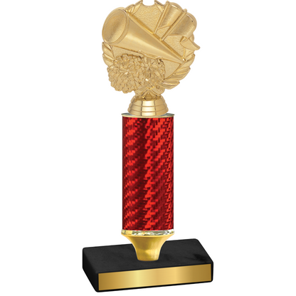 Value Red Carbon Fiber Cheerleading Trophy