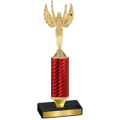 Value Red Carbon Fiber Victory Trophy