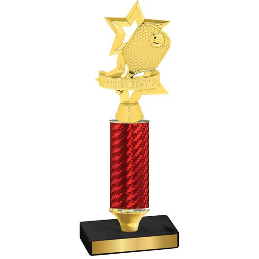 Value Red Carbon Fiber Pickleball Trophy