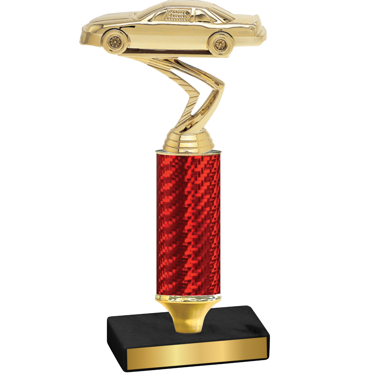 Value Red Carbon Fiber Cars Trophy