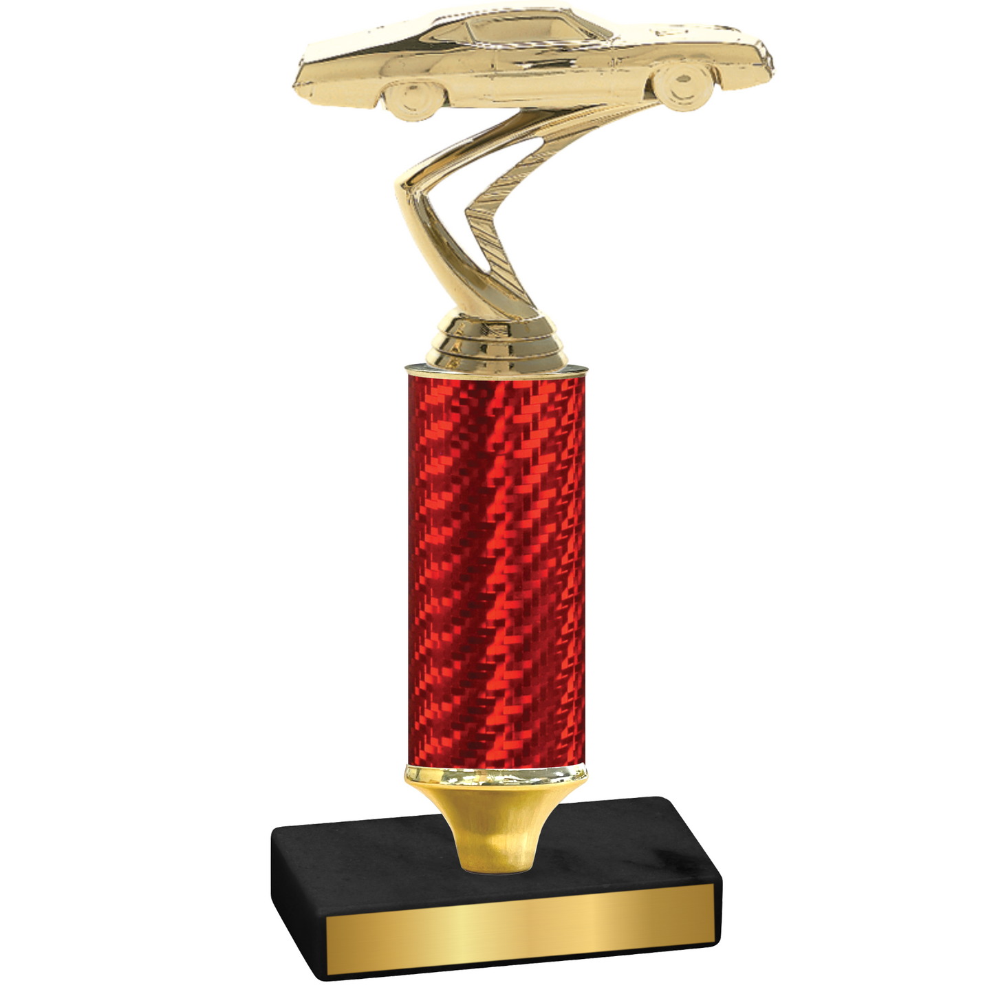 Value Red Carbon Fiber Cars Trophy