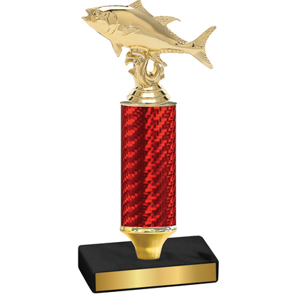 Value Red Carbon Fiber Fishing Trophy