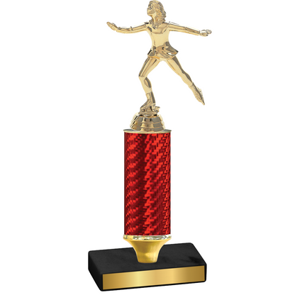 Value Red Carbon Fiber Skater Trophy