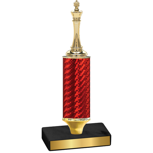 Value Red Carbon Fiber Chess Trophy