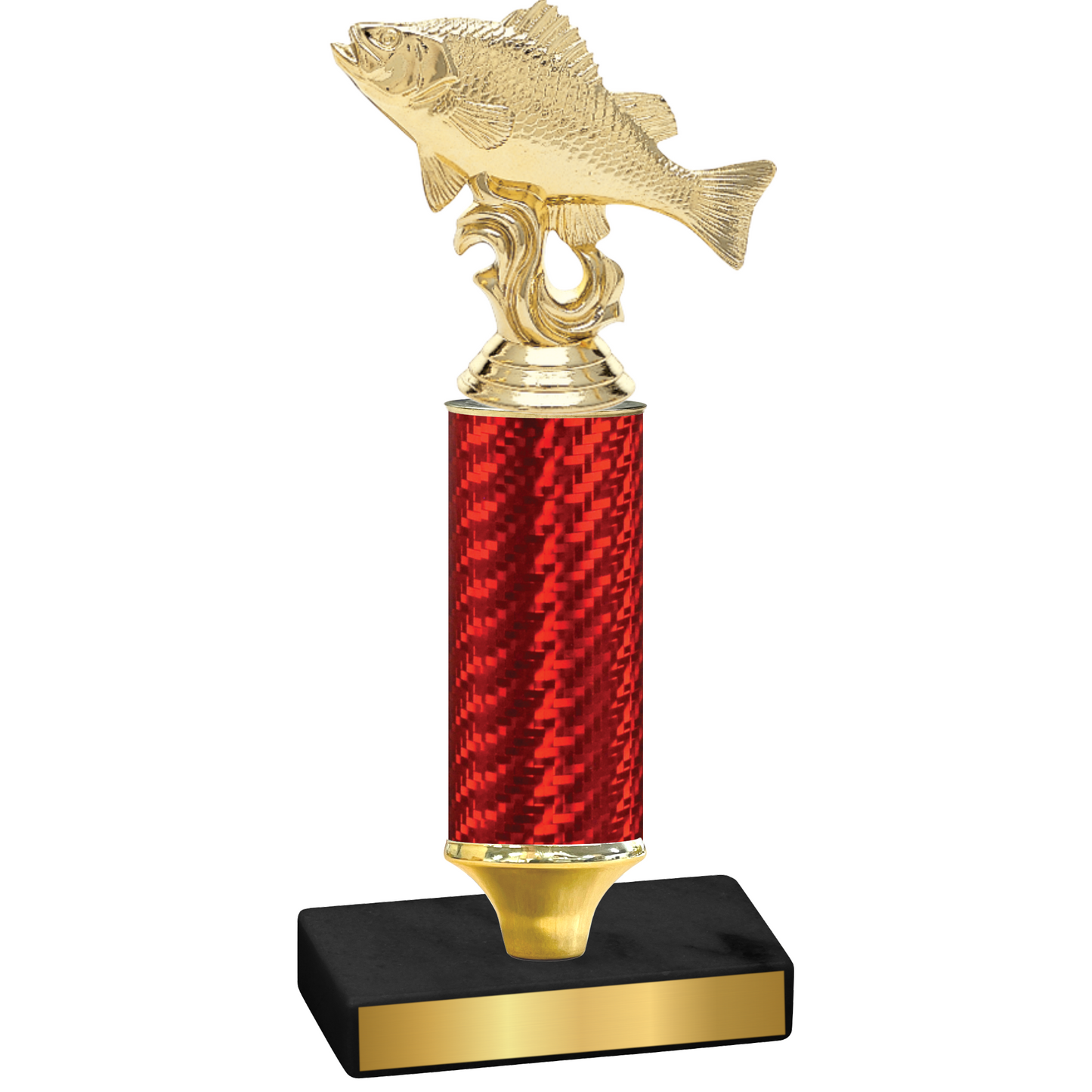 Value Red Carbon Fiber Fishing Trophy