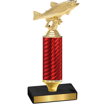 Value Red Carbon Fiber Fishing Trophy