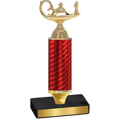 Value Red Carbon Fiber Academics Trophy