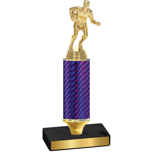 Value Purple Carbon Fiber Rugby Trophy