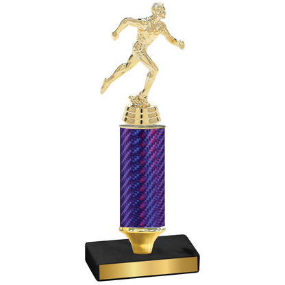 Value Purple Carbon Fiber Running Trophy