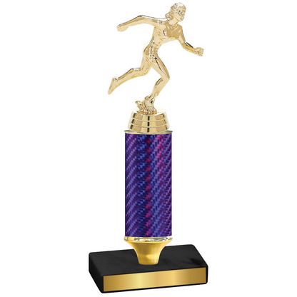 Value Purple Carbon Fiber Running Trophy