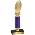 Value Purple Carbon Fiber Football Trophy