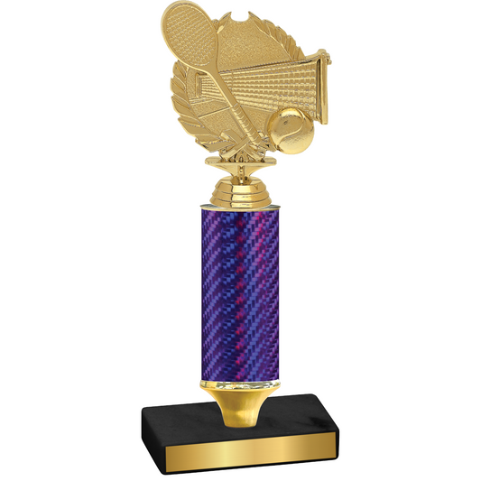 Value Purple Carbon Fiber Tennis Trophy