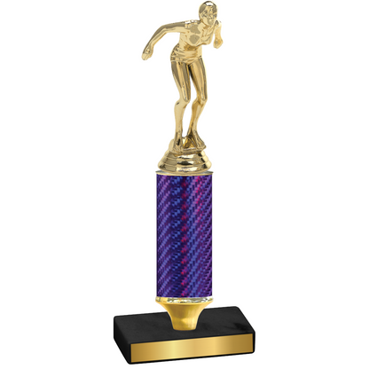 Value Purple Carbon Fiber Tennis Trophy