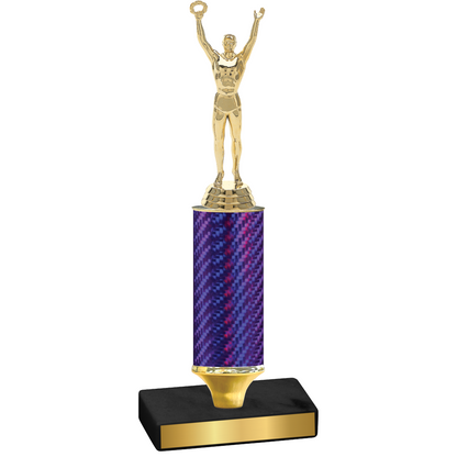 Value Purple Carbon Fiber Victory Trophy