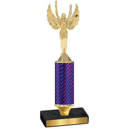 Value Purple Carbon Fiber Victory Trophy