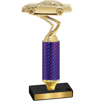 Value Purple Carbon Fiber Cars Trophy