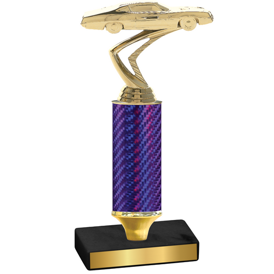 Value Purple Carbon Fiber Cars Trophy