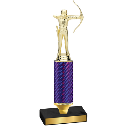 Value Purple Carbon Fiber Archery Trophy