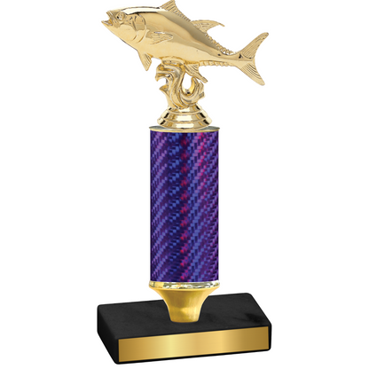 Value Purple Carbon Fiber Fishing Trophy