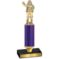 Value Purple Carbon Fiber Holiday Trophy
