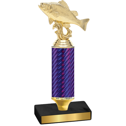 Value Purple Carbon Fiber Fishing Trophy