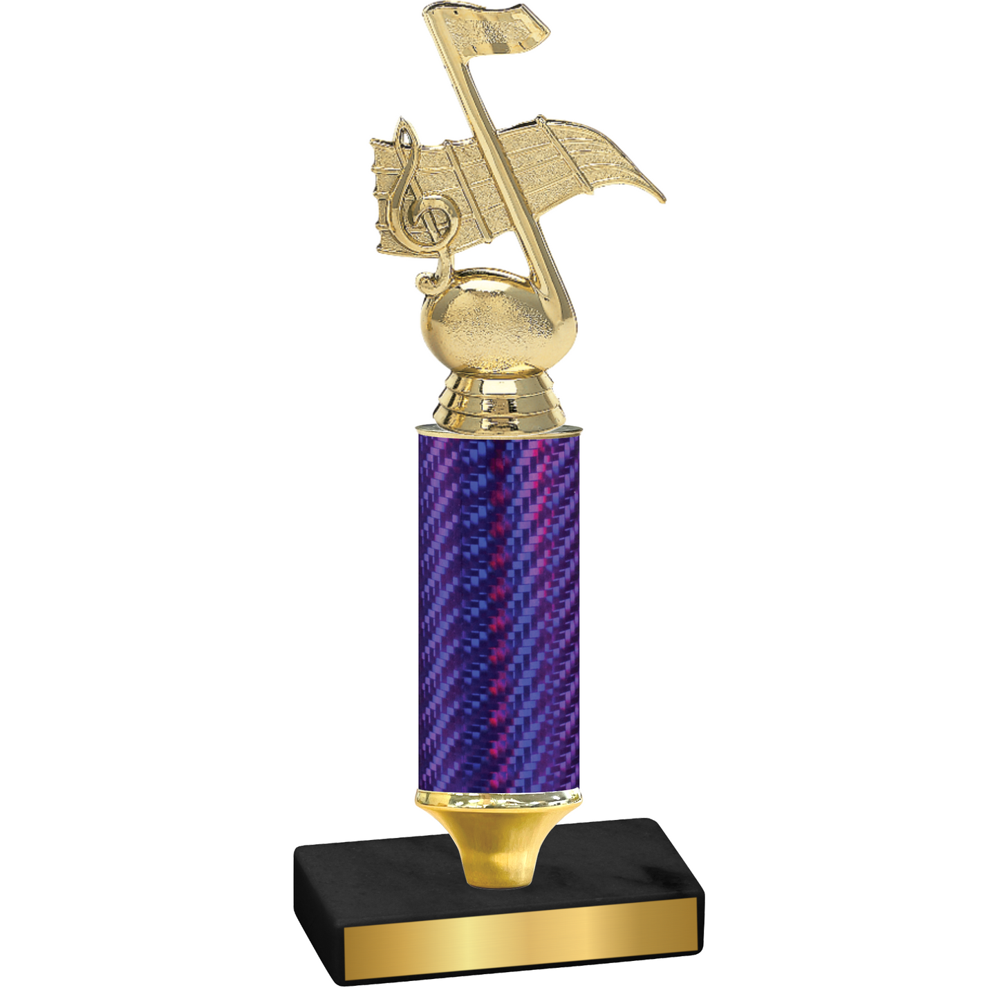 Value Purple Carbon Fiber Music Trophy