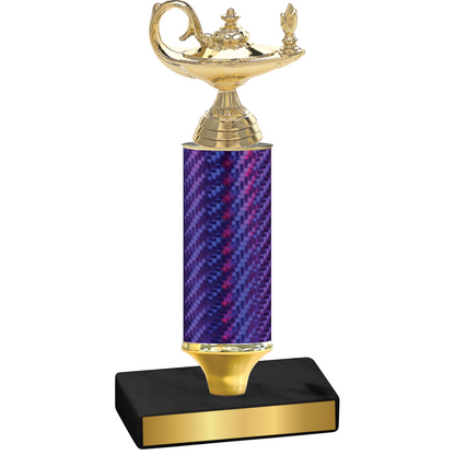 Value Purple Carbon Fiber Academics Trophy