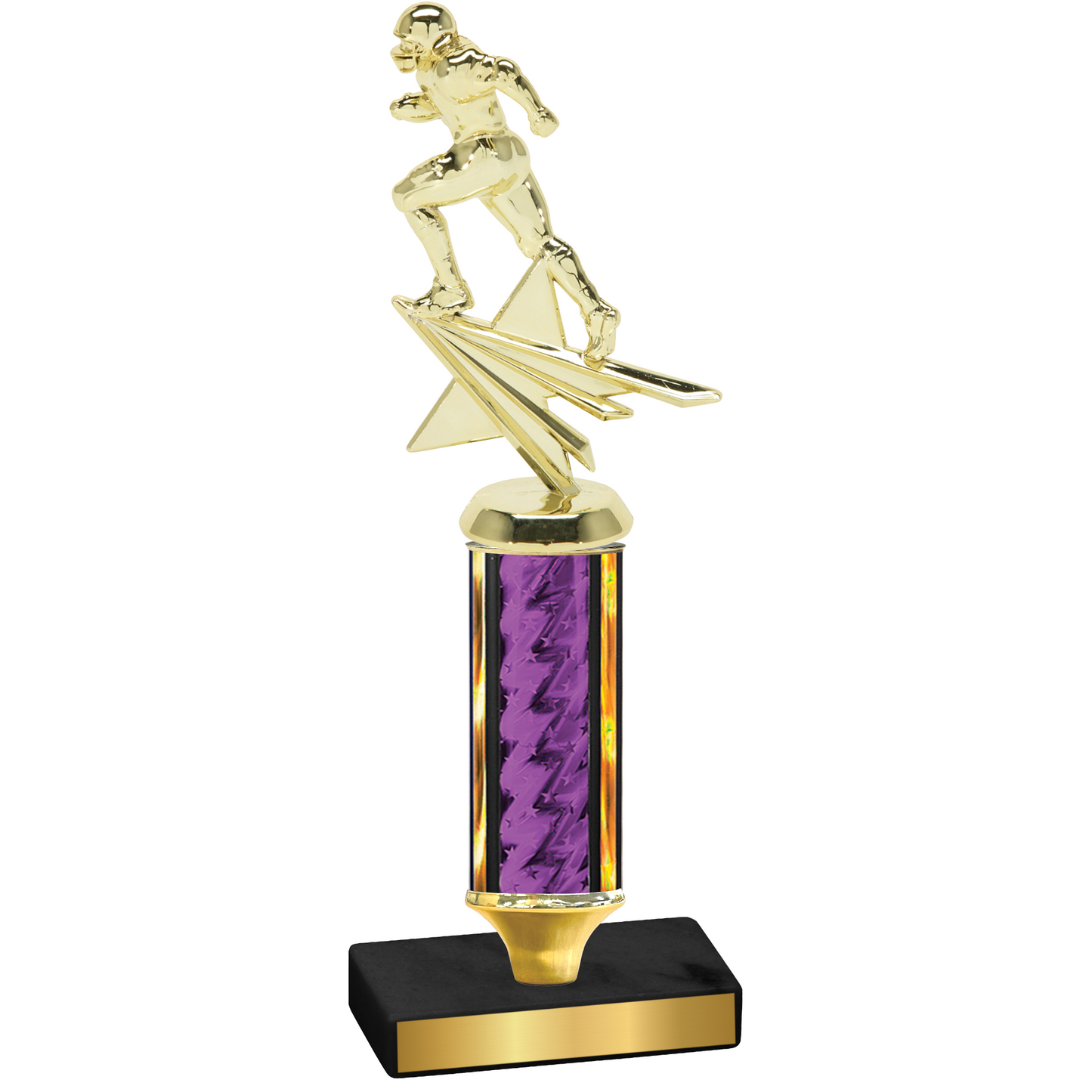 Value Purple Glacier Football Trophy