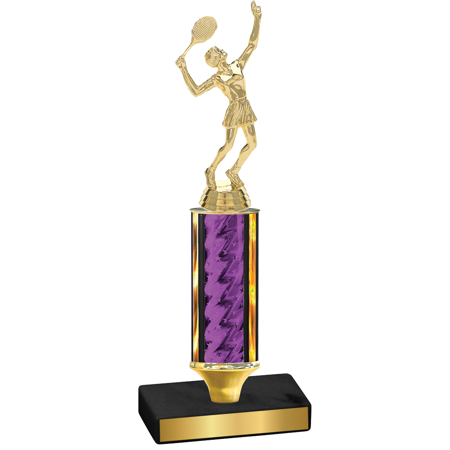 Value Purple Glacier Tennis Trophy