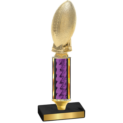 Value Purple Glacier Football Trophy